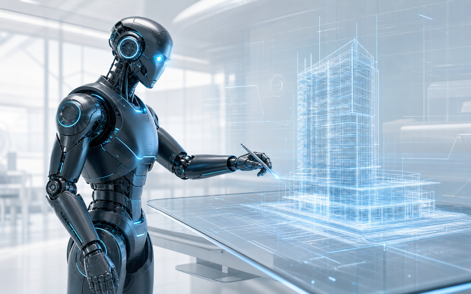 人形建筑 AI 机器人面向三维建筑草图进行设计